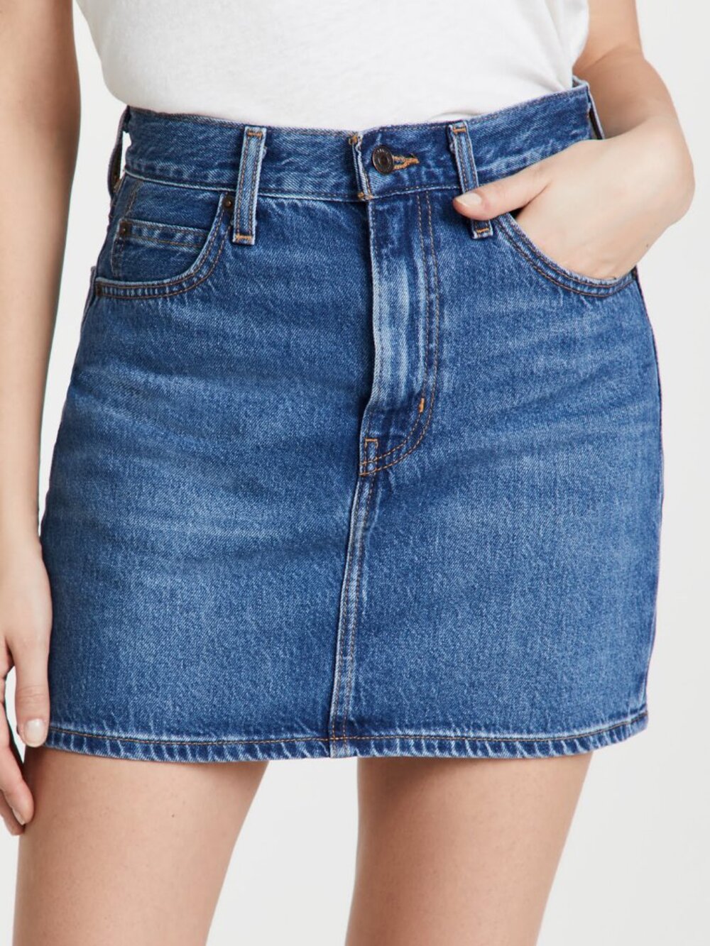 Levi's 70's High Micro Mini Skirt, size 26 (denim size)